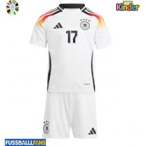 Deutschland Florian Wirtz #17 Heimtrikotsatz Kinder EM 2024 Kurzarm (+ Kurze Hosen)